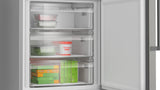 Réfrigérateur Combiné Bosch Série 4 440 L (KGN497ICT) - congélateur ouvert