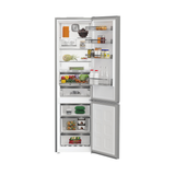 Réfrigérateur Combiné WHIRLPOOL 355L (WBMF606404XNA) - portes ouvertes