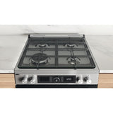Cuisinière à Gaz Whirlpool 60 × 60 cm Inox (WS67G1CMX/MEA)