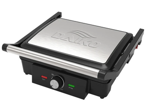 DAIKO Grill Panini En Acier Inoxydable Ouverture à 90° et 180° - SWITCH Maroc