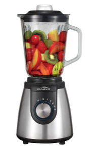 Blender DAIKO 2en1 En Acier Inoxydable Bol En Verre De 1.5 L - SWITCH Maroc