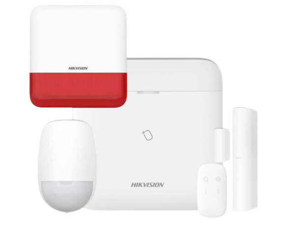 HIKVISION KIT ALARME AX PRO AVEC SIRÈNE EXTERNE SANS FIL