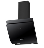 HOTTE CANDY 60CM EN VERRE NOIR CDG6CBG