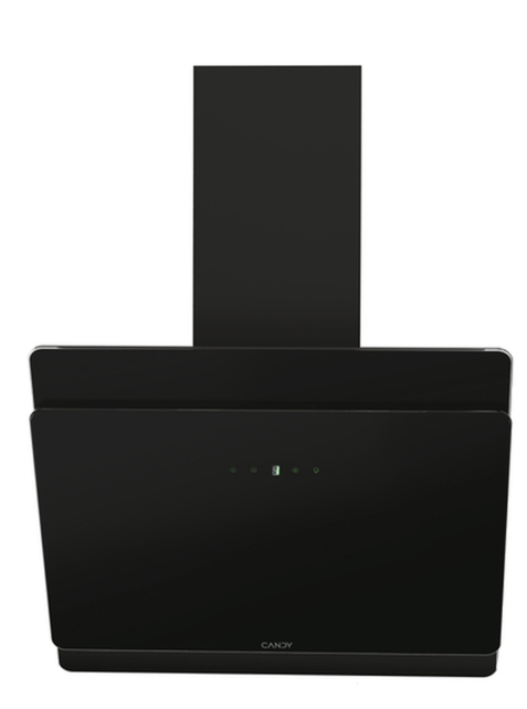 HOTTE CANDY 60CM EN VERRE NOIR CDG6CBG