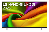 TV LG 75" NANO 4K UHD Smart TV AI 75NU850B6LA 2026
