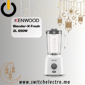 BLENDER -X FRESH KENWOOD 2L 650W 2 MOULINS BLP41.F0