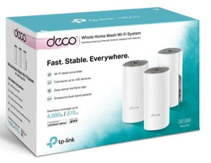 TP-Link DECO E4 Pack de 3 Système WiFi Mesh 1,2 G