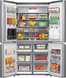 Réfrigérateur Américain Hisense 609 L Inox (RQ758N4SAI1)