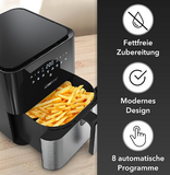 Air Fryer Clatronic 5L FR 3782 H inox - vue 3
