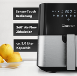 Air Fryer Clatronic 5L FR 3782 H inox - vue 4