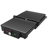 DAIKO Grill Panini En Acier Inoxydable Ouverture à 90° et 180° (PN-4264XK) - vue 3