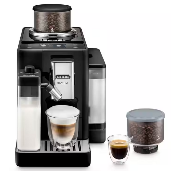 MACHINE À CAFE DELONGHI RIVELIA FULL AUTOMATIQUE AVEC BROYEUR D-EXAM440.55.B
