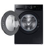 Machine à Laver Samsung 9kg 1400Tr Ecobubble Inox Noir WW90CGC0EDABMF - vue 2