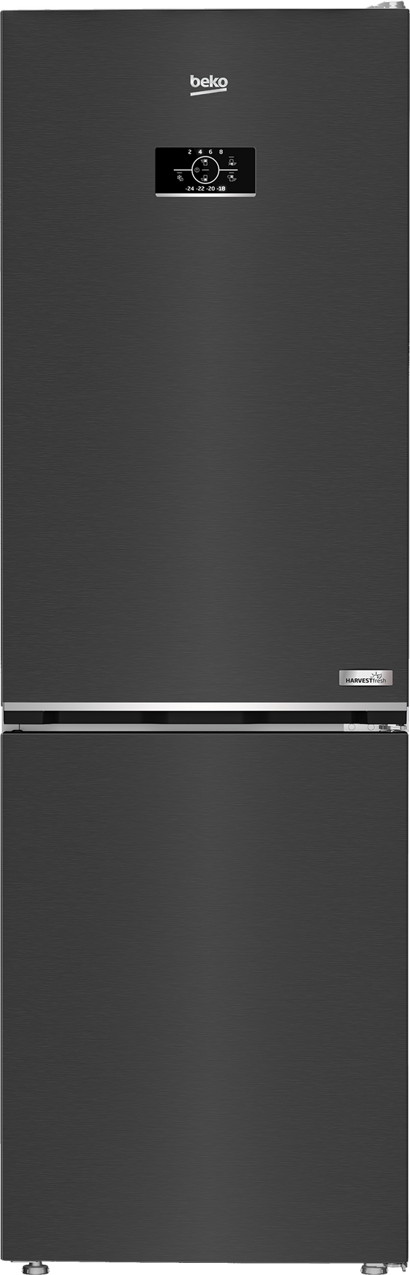 RÉFRIGÉRATEUR BEKO COMBINE NF A++ 60CM INOX NOIR B3RCNA420HXBR