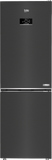 RÉFRIGÉRATEUR BEKO COMBINE NF A++ 60CM INOX NOIR B3RCNA420HXBR
