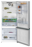 Réfrigérateur Beko Combiné 590L No Frost Silver B5RCNE66HXB - vue 2