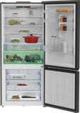 Réfrigérateur Beko Combiné No Frost A+ 83cm Inox Noir RCNE730E40SXBR - vue 3