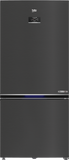 Réfrigérateur Beko Combiné No Frost A+ 83cm Inox Noir RCNE730E40SXBR