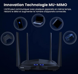 Tenda AC10 Routeur WiFi sans Fil Gigabit AC1200 - vue 6