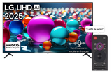 TV LG 65" UHD AI 4K webOS25 2025 65UA85006LA