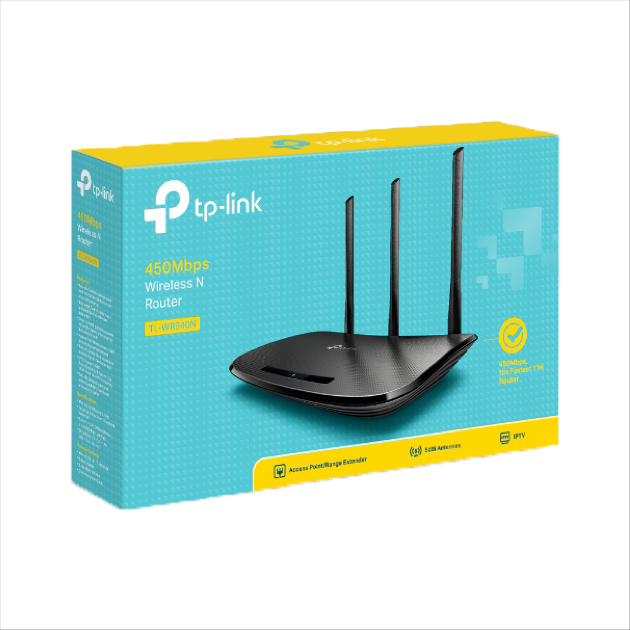 TP-LINK TL-WR940N 450Mbps Wireless N Router – SWITCH Maroc