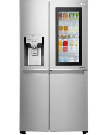 Réfrigérateur LG Side By Side 601l inox silver instaview GR-X247CSA - SWITCH Maroc